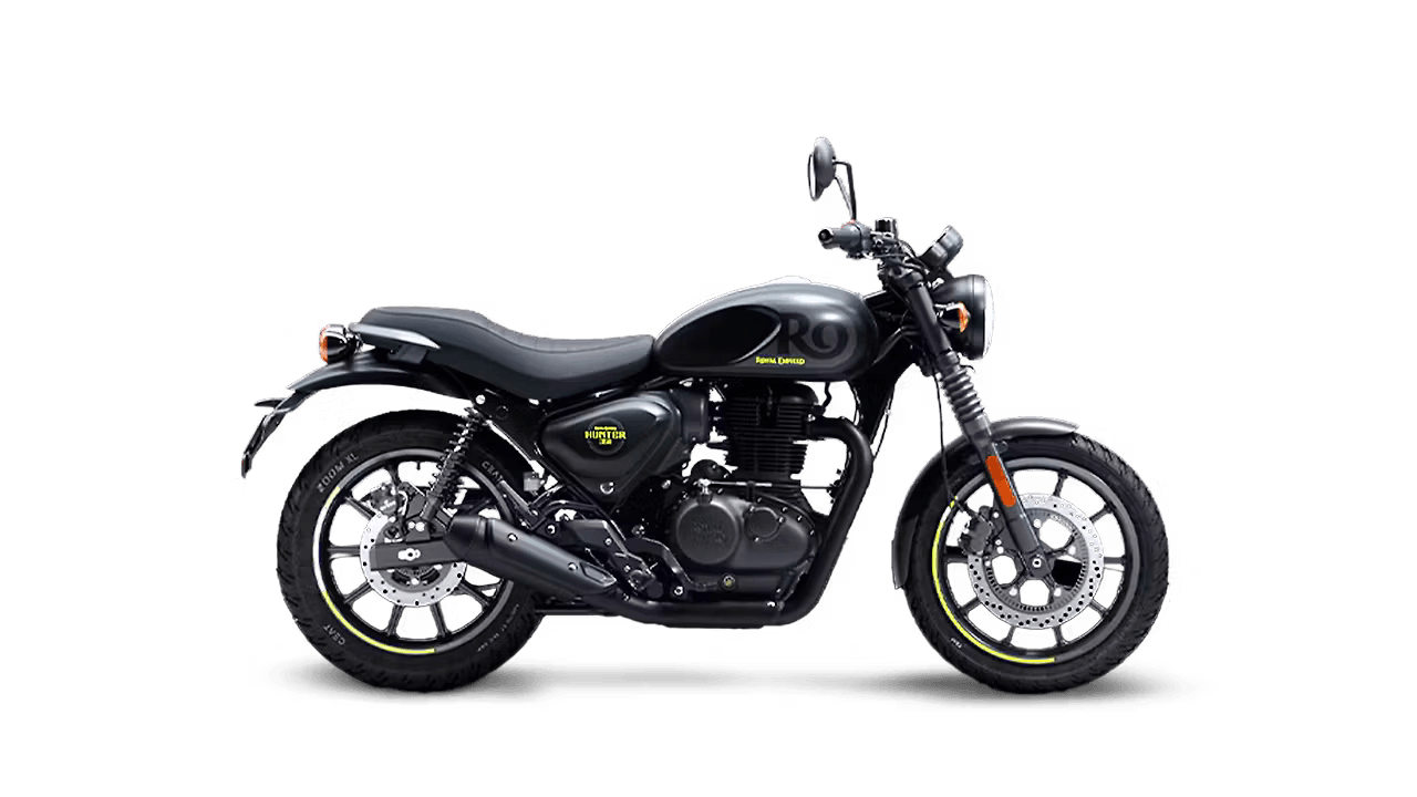 Royal Enfield Hunter 350 - Graphite Grey available for rent in Mumbai